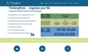 DigIdeas completely redesigned ThinkingRock website