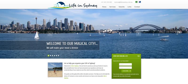 We developed a new website for Life in Sydney